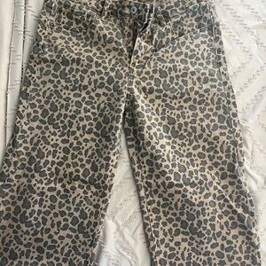 American Eagle Leopard Print Jeans